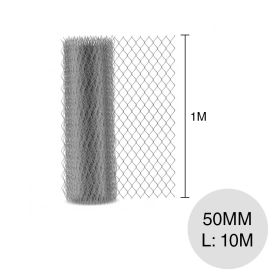 Alambre tejido romboidal Tejimet C12 ø 2.64mm separacion 50mm rollo x 1m x 10m