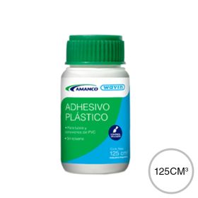 Adhesivo plastico Nivel 1 tubos conecciones PVC c/pincel botella x 125cm³