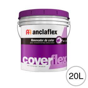 Renovador color acrilico revestimientos texturado Coverflex ultra fino exterior interior 400ai balde x 20l