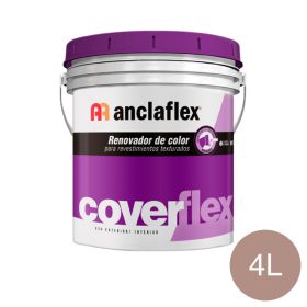 Renovador color acrilico revestimientos texturado Coverflex ultra fino exterior interior 917ai balde x 4l