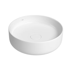 Bacha apoyo redonda Slim Deca porcelana blanco brillante 135mm x ø 400mm