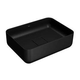 Bacha apoyo rectangular Slim Deca porcelana negro mate 135mm x 300mm x 400mm