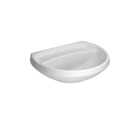 Lavatorio Marajo Ravena 3 agujeros blanco brillante 360mm x 455mm