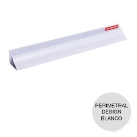 Perfil cielorraso PVC perimetral design blanco 3000mm