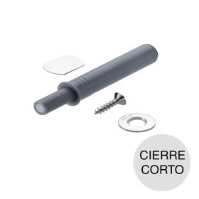 Cierre a presion Tip-on corto plastico gris platino