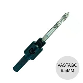 Adaptador copa ø 14mm a ø 30mm vastago hexagonal 9.5mm