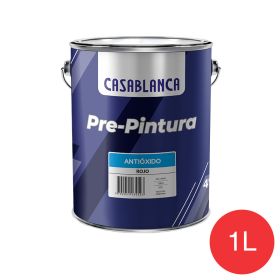 Pintura antioxido Pre-pintura rojo mate lata x 1l