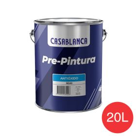 Pintura antioxido Pre-pintura rojo mate lata x 20l