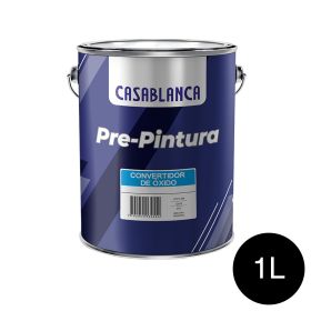 Convertidor de oxido exterior interior Pre-pintura negro mate lata x 1l