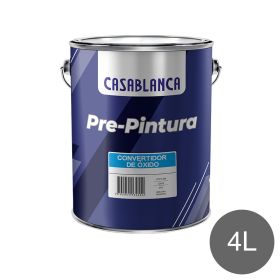 Convertidor de oxido exterior interior Pre-pintura gris mate lata x 4l