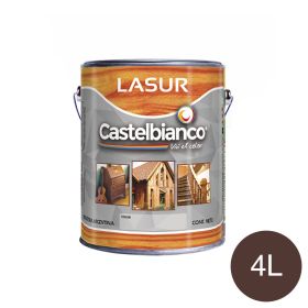 Recubrimiento madera Lasur nogal brillante lata x 4l
