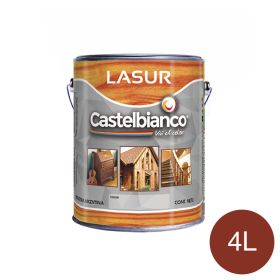 Recubrimiento madera Lasur algarrobo brillante lata x 4l