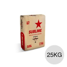 Cal albañileria aerea hidratada Sublime mamposteria revoques pisos bolsa x 25kg