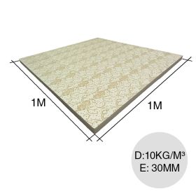 Placa cielorrasos EPS decorada beige densidad 10kg/m³ 30mm x 1m x 1m
