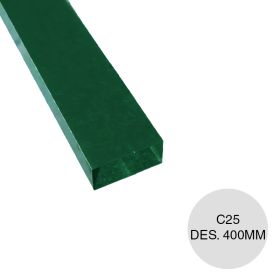 Caño bajada recto verde C25 Des. 400mm x 1.22m