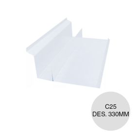 Banda c/riel lateral blanco C25 Des. 330mm x 2.44m