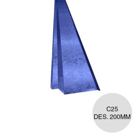 Babeta amure azul C25 Des. 200mm x 2.44m