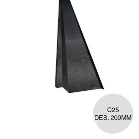 Babeta amure negro C25 Des. 200mm x 2.44m
