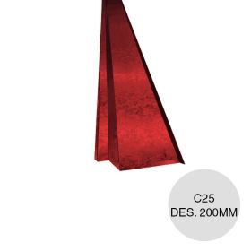 Babeta amure rojo C25 Des. 200mm x 2.44m