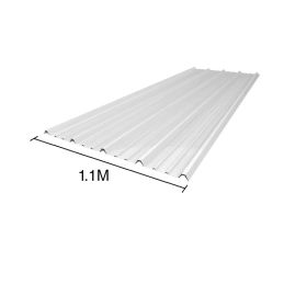 Chapa trapezoidal T101 plastica super reforzada blanca