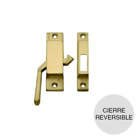 Cierre Standard bajo reversible c/puente frontal bronce pulido