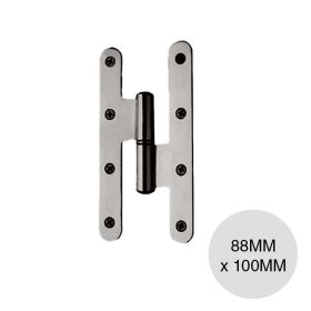 Bisagra municion Standard p/atornillar bronce satinado 3mm x 88mm x 110mm