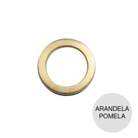 Arandela p/pomela Standard 80mm x 160mm bronce pulido