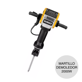 Martillo demoledor rompe pavimento 2000w 68J
