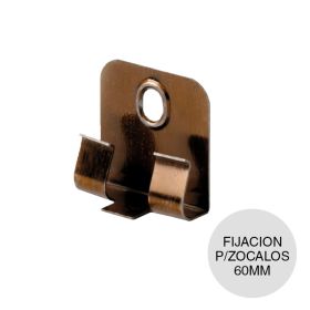 Clip fijacion ClipStar p/zocalo 60mm