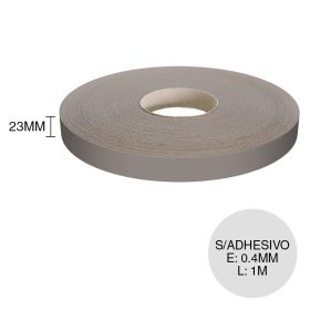 Canto ABS s/adhesivo F433 ST10 lino antracita rollo x 0.4mm x 23mm x 1m