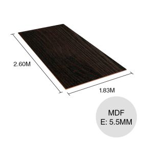 Revestimiento melamina MDF Fibro Plus H1199 ST12 roble termo negro 5.5mm x 1.83m x 2.60m