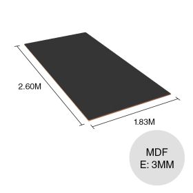 Fondo melamina MDF Fibro Plus U963 ST9 gris sombra 3mm x 1.83m x 2.60m