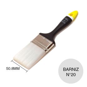 Pincel barniz Nº20 plastico linea Premium Neon virola/2 x 50.8mm