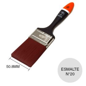 Pincel esmalte sintetico Nº20 plastico linea Premium Neon virola/2 x 50.8mm