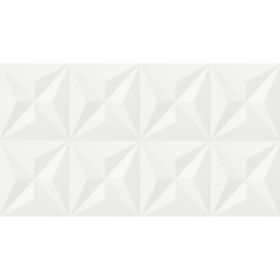 Revestimiento ceramico Estrela Branco blanco satinado borde rectificado 325mm x 590mm 8u x caja 1.53m² | ESTRELA BRANCO AC 32,5X59 8u CAJA 1,53m2