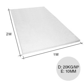 Placa aislante termico Isoplancha EPS densidad 20kg/m³ 10mm x 1m x 2m