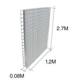 Panel compresion construccion Neotech EPS 80mm x 1.2m x 2.7m