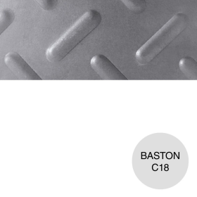 Chapa estampada baston C18 hoja 1.24m x 2.44m