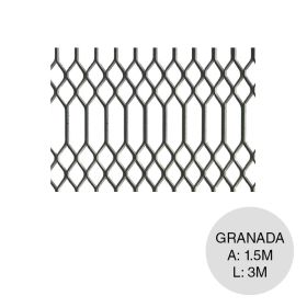 Metal desplegado ornamental Granada hoja 1.5m x 3m