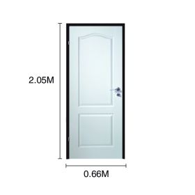 Puerta interior derecha 60 MDF marco chapa EPC2001 Tilcara 660mm x 2.05m