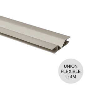 Perfil cielorraso PVC union flexible cipres 15mm x 65mm x 4m