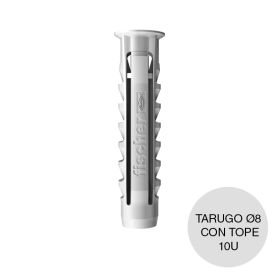 Taco tarugo nylon SX c/tope arandela expansion ø8mm bolsa x 10u