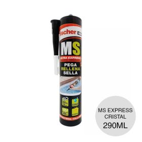 Sellador adhesivo universal MS Express cristal cartucho x 290ml