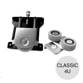 Rueda y patin Classic p/placard sistema corredizo pack x 4u