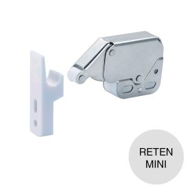 Reten mini latch p/puerta push 27mm x 34mm x 47mm