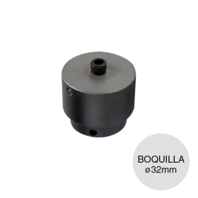 Boquillas p/termofusora caudal pleno gris ø32mm