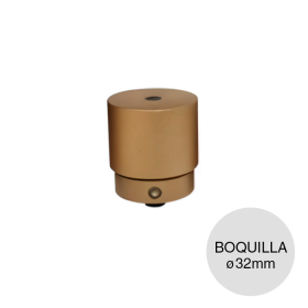 Boquillas p/termofusora Gas Vantec dorada ø32mm