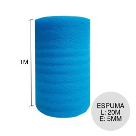 Espuma bajo pileta Rufi polietileno azul 5mm x 1m rollo x 20m