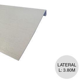 Perfil lateral PVC Iso Siding blanco x 3.80m