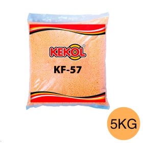 Hotmelt adhesivo termofusible KF-57 p/cantos ambar bolsa x 5kg